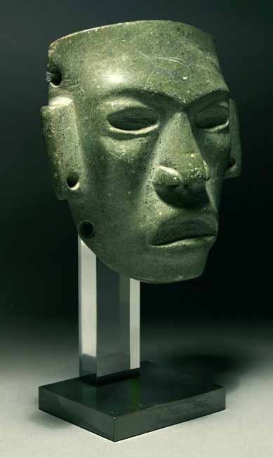 Teotihuacan-Guerrero Greenstone Mask