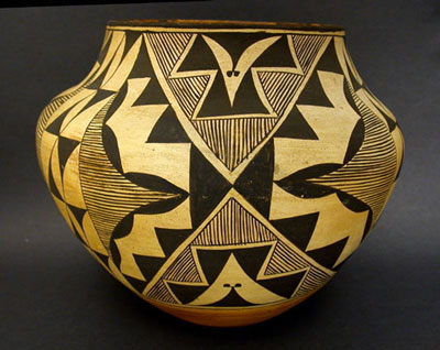 Acoma Pueblo Polychrome Jar, Southwest Native American Art