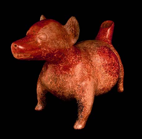 Colima Standing �Two-Tone� Dog, Ancient West Mexico Pre-Columbian Art