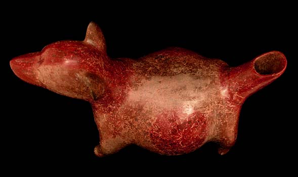 Colima Standing �Two-Tone� Dog, Ancient West Mexico Pre-Columbian Art