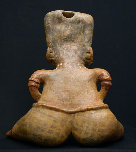 Chinesco Seated Female Figure, Ancient West Mexico Pre-Columbian Art