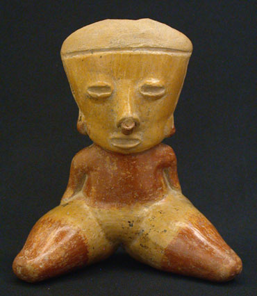 Chinesco Seated Female Figure, Ancient West Mexico Pre-Columbian Art