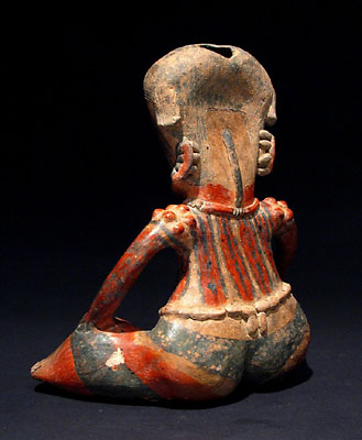 Chinesco Seated Female Figure, Ancient West Mexico Pre-Columbian Art