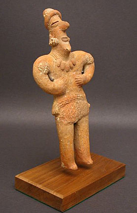 Colima Standing Female Figure, Ancient West Mexico Pre-Columbian Art