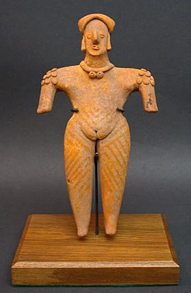 Colima Painted Lady, Ancient West Mexico Pre-Columbian Art