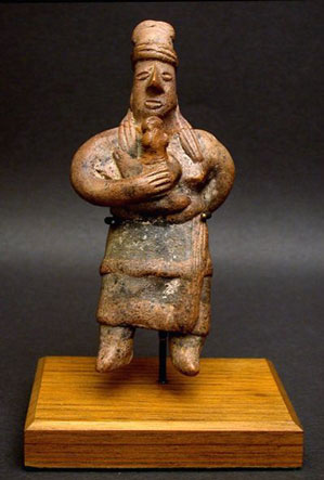 Colima Mother and Two Children, Ancient West Mexico Pre-Columbian Art