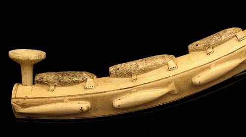 Eskimo Ivory Pipe, Pacific Northwest Coast Native American Indian Art