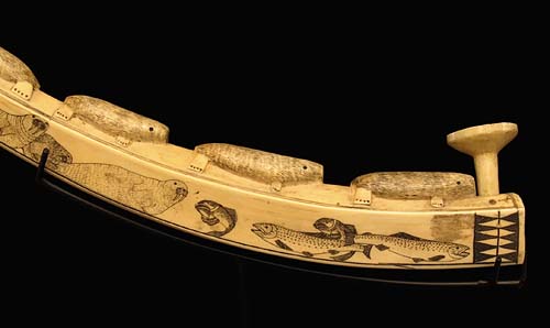Eskimo Ivory Pipe, Pacific Northwest Coast Native American Indian Art