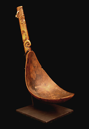 Haida Wood Ladle, Pacific Northwest Coast Native American Indian Art