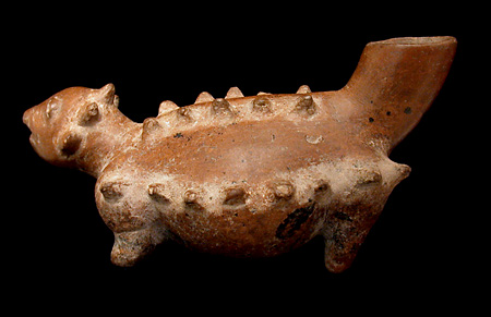 Colima Horned Toad, Ancient West Mexico Pre-Columbian Art