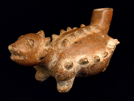 Colima Horned Toad, Ancient West Mexico Pre-Columbian Art