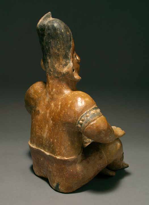 Anthropos Gallery - Jalisco Seated Wrestler Figure, Ameca style, Pre-Columbian Art