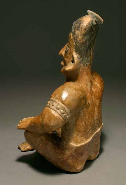 Anthropos Gallery - Jalisco Seated Wrestler Figure, Ameca style, Pre-Columbian Art