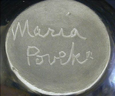 San Ildefonso Blackware Jar, Southwest Native American Indian Art