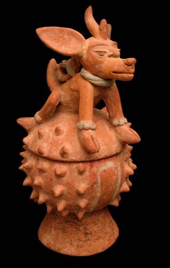 Mayan Effigy Vessel, Ancient West Mexico Pre-Columbian Art
