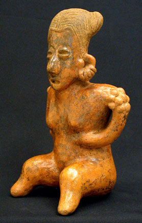 Nayarit Female Figure, Ancient West Mexico Pre-Columbian Art