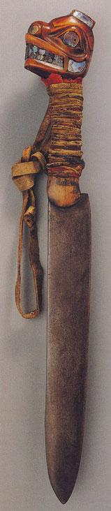 Tlingit Fighting Knife, Pacific Northwest Coast Native American Indian Art