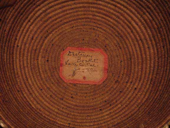 Anthropos Gallery Native American Art POMO GIFT BASKET 