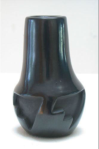 Two Santa Clara Works, Native American Indian Art