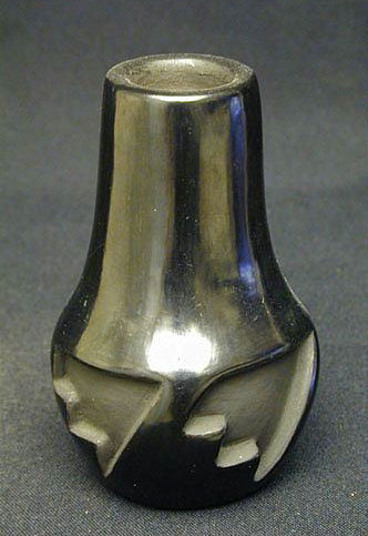 Two Santa Clara Works, Native American Indian Art