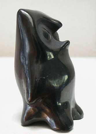 Two Santa Clara Works, Native American Indian Art