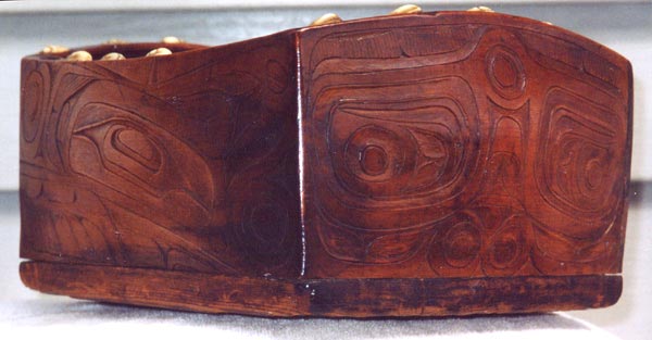 Tsimshian Carved Bowl, Pacific Northwest Coast Native American Indian Art