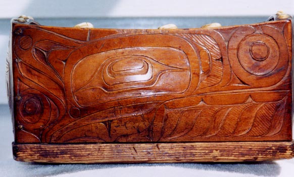 Tsimshian Carved Bowl, Pacific Northwest Coast Native American Indian Art