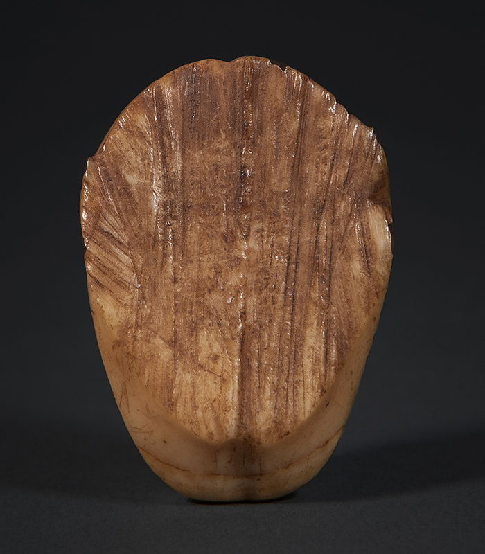 ESKIMO CARVING OF A HUMAN HEAD, THULE CULTURE, 16th-17th CENTURY 4