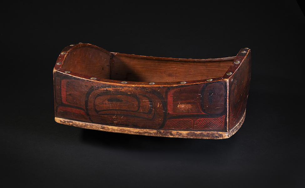 NORTHWEST COAST BENT-CORNER PAINTED BOWL 3