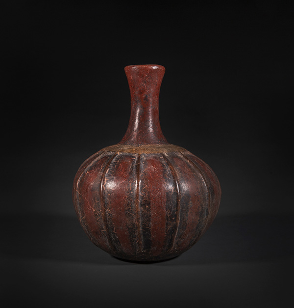 Olmec long necked vessel